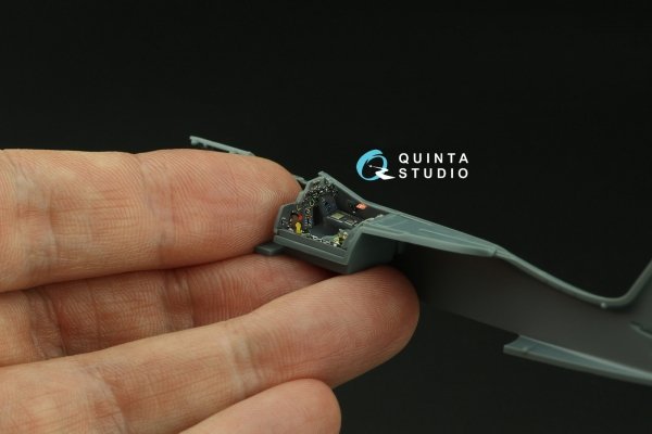 Quinta Studio QD72044 Fw 190A-5 3D-Printed &amp; coloured Interior on decal paper (Eduard) 1/72