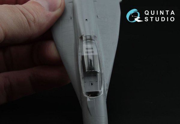 Quinta Studio QC72002 MiG-29 vacuformed clear canopy 2 pcs (for 7278, 7309 Zvezda kit) 1/72
