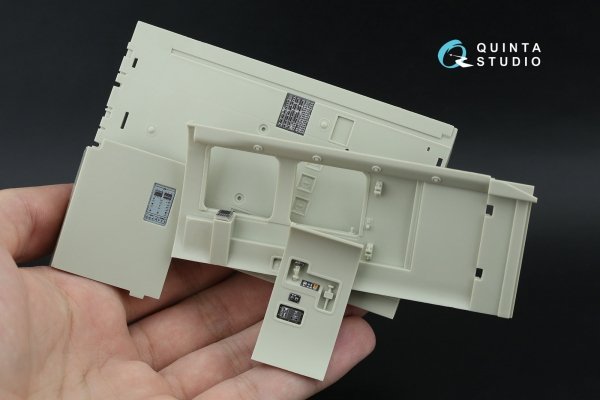 Quinta Studio QD35166 МН-60R Seahawk 3D-Printed &amp; coloured Interior on decal paper (Kitty Hawk) 1/35