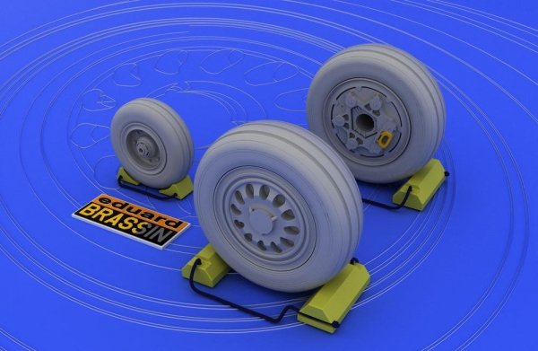 Eduard 648011 F-16 late wheels 1/48 (Kinetic Model)