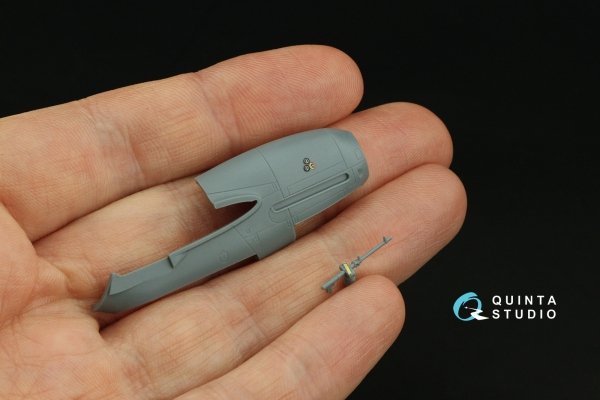 Quinta Studio QD72179 Bf 110C/D/E 3D-Printed &amp; coloured Interior on decal paper (Eduard) 1/72