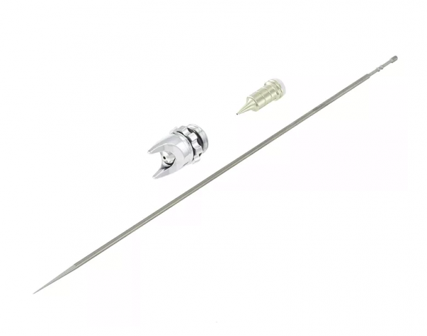 Harder &amp; Steenbeck 712362 Zestaw dyszy 0,28 mm z Otwartą Osłoną / EVO 2024 0,28mm FineLine Headset with nozzle, needle, aircap, seals