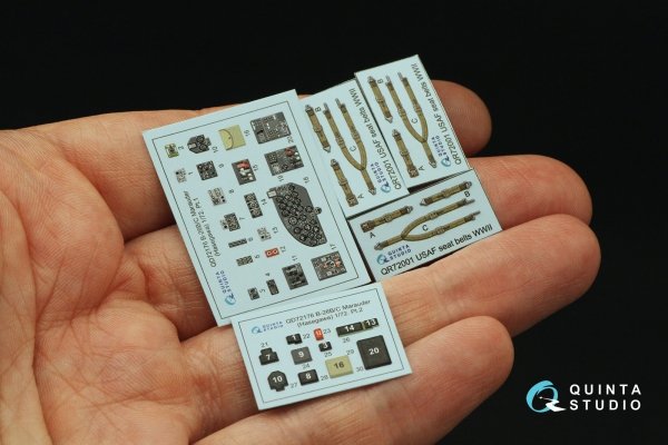 Quinta Studio QD72176 B-26B Marauder 3D-Printed &amp; coloured Interior on decal paper (Hasegawa/ Eduard/ Hobby2000) 1/72