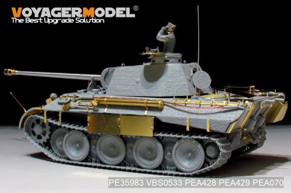 Voyager Model PE35983 WWII German Panther D Tank Late version Basic For TAKOM 2104 1/35