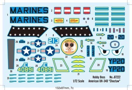 Hobby Boss 87222 American UH-34D Choctaw (1:72)