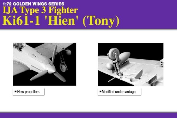 Dragon 5028 IJA Type 3 Fighter Ki61-1 'Hien' (Tony) (1:72)