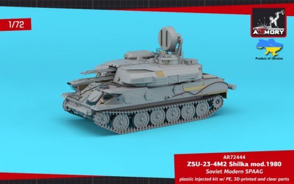 Armory Models 72444 ZSU-23-4M/M3/M2 "Shilka", Soviet SPAAG 1/72