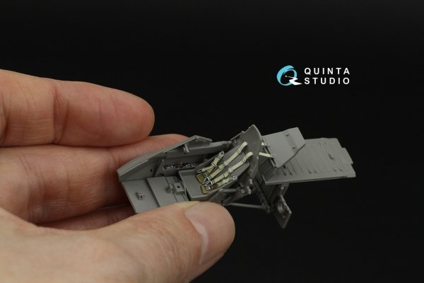 Quinta Studio QD48657 Hs 129B-2 3D-Printed &amp; coloured Interior on decal paper (Takom) 1/48