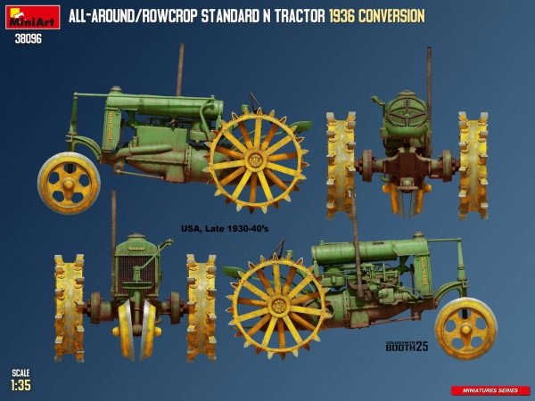 Mini Art 38096 All-Around/Rowcrop Standard N Tractor 1936 Conversion 1/35
