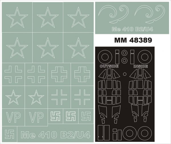 Montex MM48389 Me 410B-2 MENG LS 001 1/48