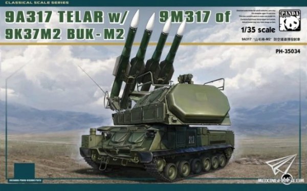 Panda Hobby 35034 9A317 TELAR w/9M317 of 9K37M2 BUK M2 ( METAL TRACK ) 1/35