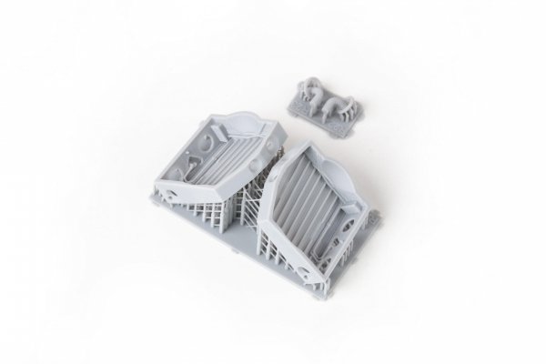 Eduard 6481067 P-40 wheel bays PRINT Eduard 1/48