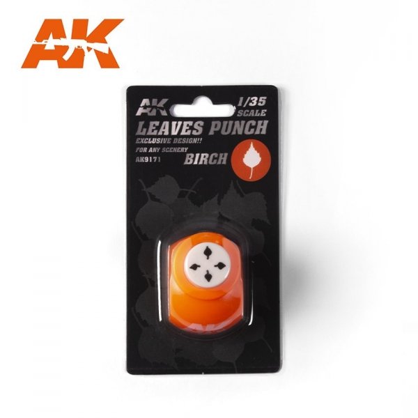 AK Interactive AK9171 LEAVES PUNCH BIRCH / Liście Brzozy 