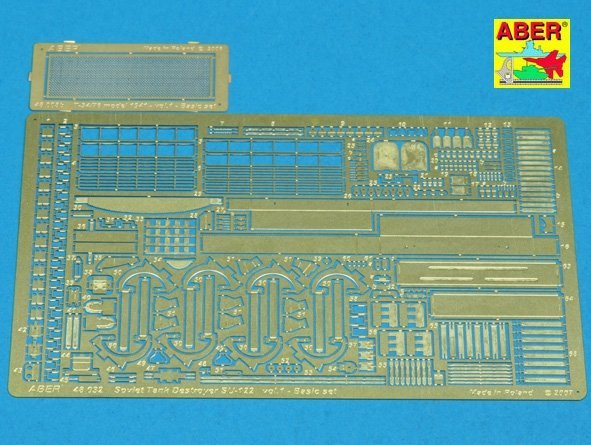 Aber 48032 Radzieckie działo SU-122 część 1-zestaw podstawowy Tamiya 1/48