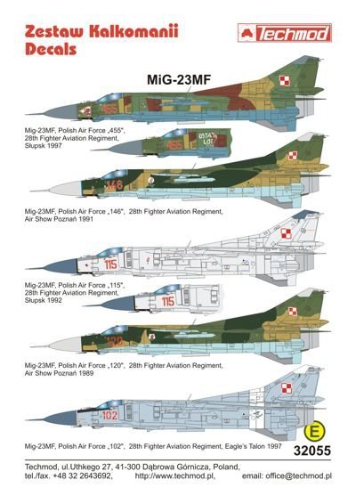 Techmod 32055 MiG-23MF (1:32)