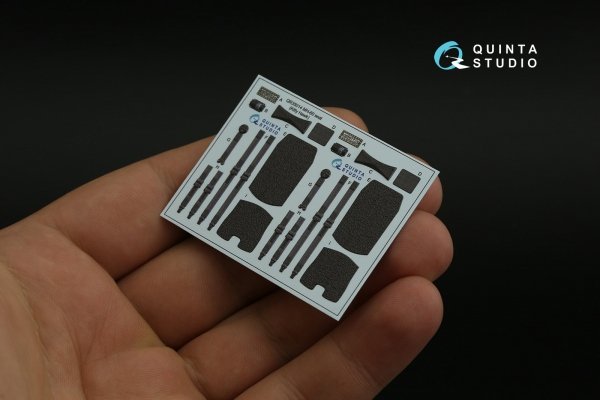 Quinta Studio QD+35108 MH-60L 3D-Printed &amp; coloured Interior on decal paper (Kitty Hawk) (with 3D-printed resin parts) 1/35