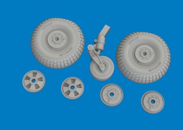 Eduard 672403 Mosquito wheels Tamiya 1/72