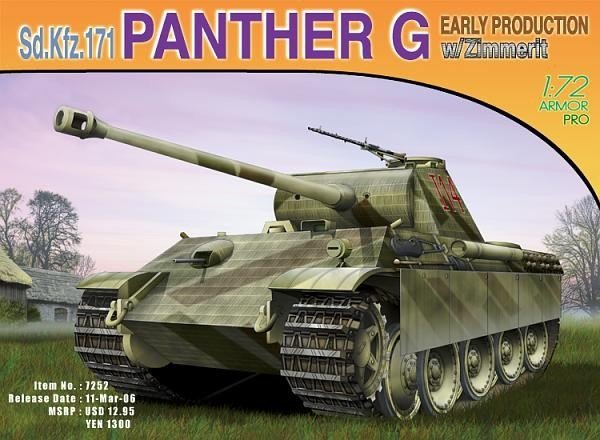 Dragon 7252 Sd.Kfz.171 Panther G (1:72)