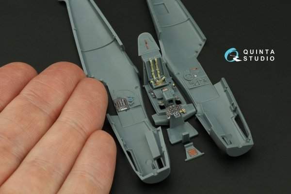 Quinta Studio QD72169 Bf 109G 3D-Printed coloured Interior on decal paper (Eduard) 1/72