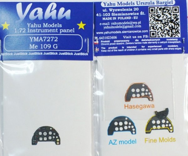 Yahu YMA7272 Me-109 G (AZ Model / Fine Molds) 1:72