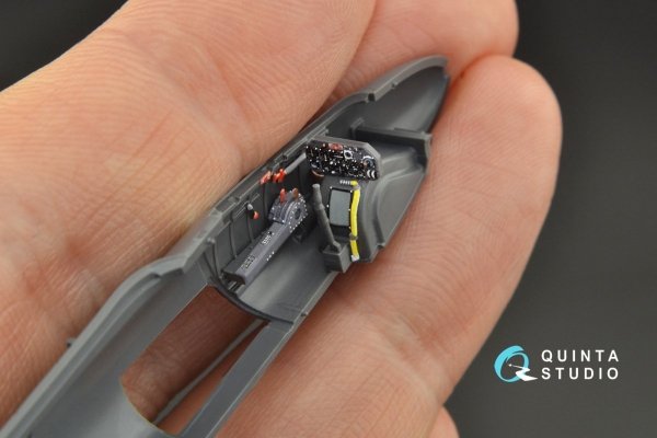Quinta Studio QD72036 He 162 3D-Printed &amp; coloured Interior on decal paper (Special Hobby) 1/72