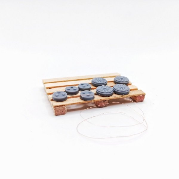 Yamamoto Model Parts YMP3507 German anti-tank mines Set#1 1/35