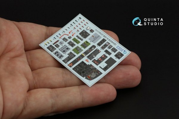 Quinta Studio QD48258 A(B)-26B 3D-Printed &amp; coloured Interior on decal paper (ICM) 1/48