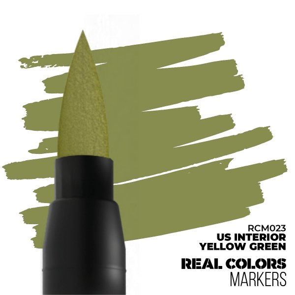 AK Interactive RCM023 US INTERIOR YELLOW GREEN – RC MARKER