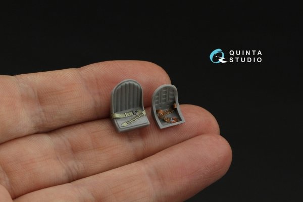 Quinta Studio QR+48123 WWII Imperial Japanese Army seat belts (3D decal with metal buckles) (All kits) 1/48