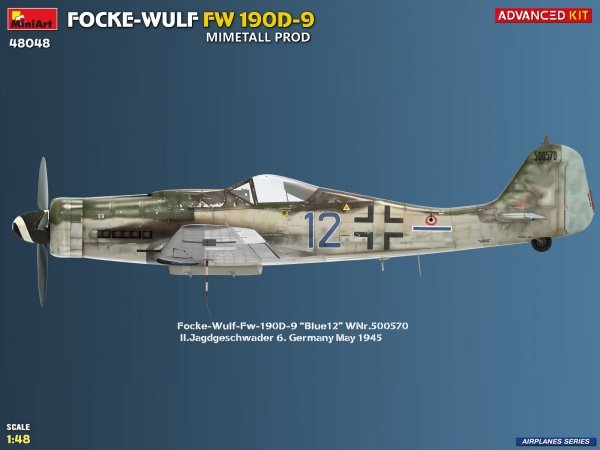 MiniArt 48048 FOCKE-WULF FW 190D-9. MIMETALL PROD. ADVANCED KIT 1/48