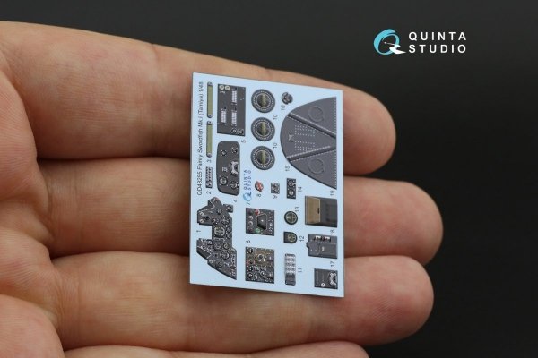 Quinta Studio QD48255 Swordfish Mk.I 3D-Printed &amp; coloured Interior on decal paper ( Tamiya ) 1/48