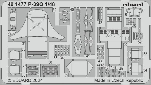 Eduard BIG49433 P-39Q detail set for Arma Hobby 1/48