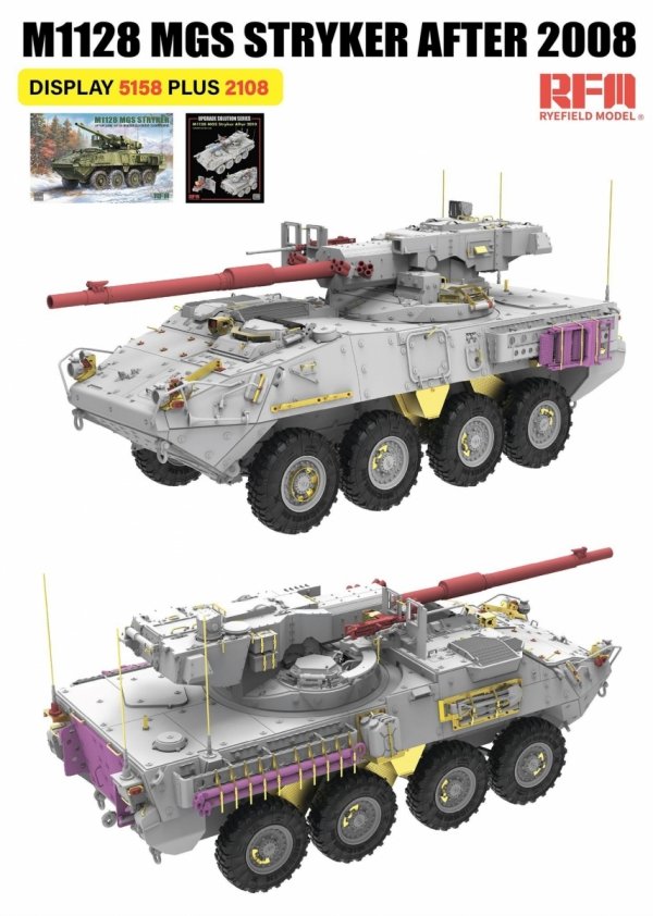 Rye Field Model 5158 M1128 MGS Stryker After 2008 1/35