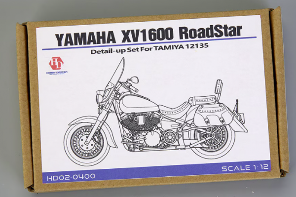 Hobby Design HD02-0400 Yamaha XV1600 Roadstar Custom (PE + Metal Parts) (For Tamiya 14135) 1/12