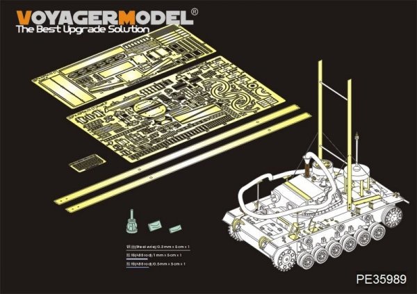 Voyager Model PE35989 WWII German Pz.KPfw.III (T)Ausf.F &quot;Operation Seelowe&quot; Basic For DRAGON 6877/6717 1/35