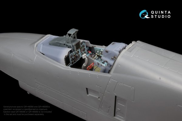 Quinta Studio QD+48438 Su-25SM/SM3 3D-Printed coloured Interior on decal paper (Zvezda/Quinta Models/Arma Models) 1/48