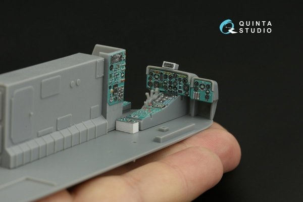 Quinta Studio QDS-48358 Ka-27PL Trainer version 3D-Printed &amp; coloured Interior on decal paper (Hobby Boss) (Small version) 1/48