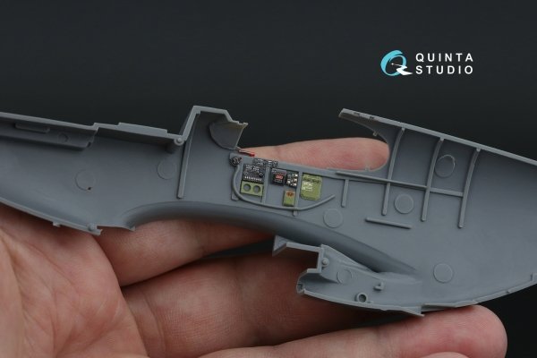 Quinta Studio QD48482 P-51B/C (Late) 3D-Printed coloured Interior on decal paper (Tamiya) 1/48