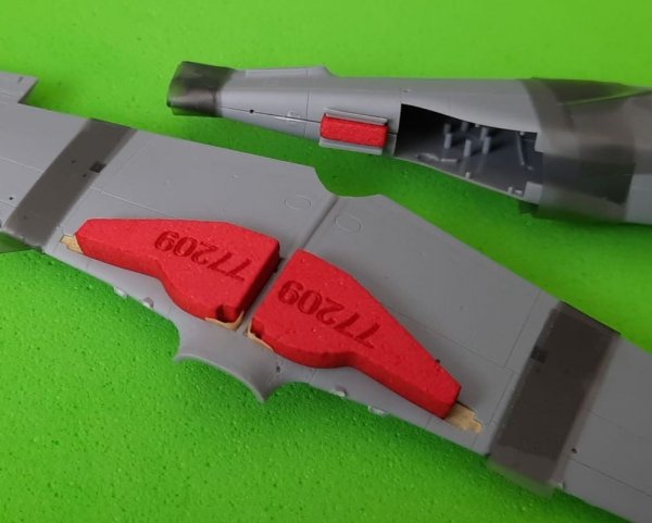 Omask 77209 P-51 B/C Mustang wheel bay plugs (for Arma Hobby) 1/72