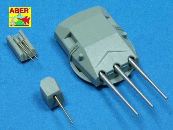 Aber 350L-44 Set of barrels 280mm x 6; 150mm x 8; 105mm x 6 for Admiral Graf Spee class battleships (1:350)