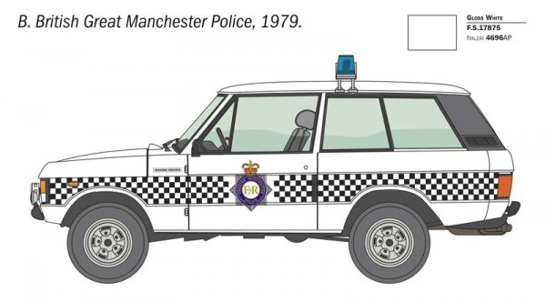 Italeri 93661 Range Rover Police 1/24