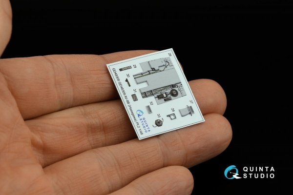 Quinta Studio QD48305 AV-8B Early 3D-Printed &amp; coloured Interior on decal paper (Hasegawa) 1/48