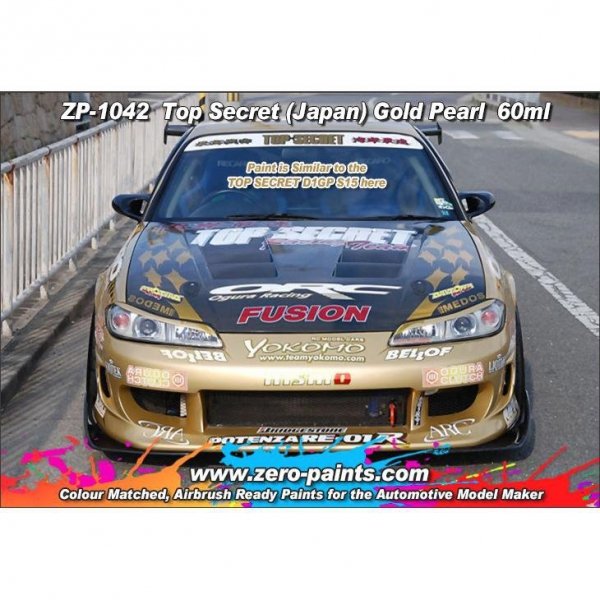 Zero Paints ZP-1042 Top Secret Gold Pearl Paint 60ml