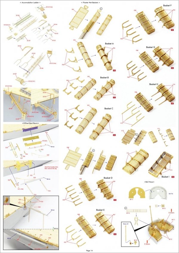 Pontos 37034FB USS BB-63 Missouri 1945 Advanced Detail Up Set for Hobbyboss Kit (Deck Blue 20B stained wooden deck) 1/350