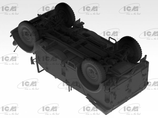 ICM 35502 Kfz.70 with MG 34 WWII German military vehicle 1/35