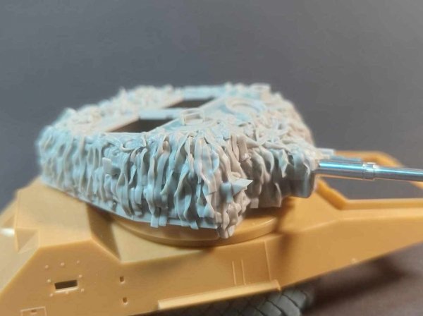 Panzer Art RE35-800 AC Humber Mk IV turret with Hessian net 1/35