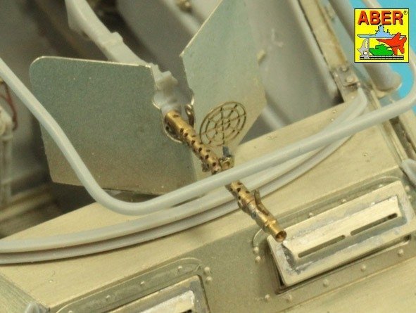 Aber 35L-169 Lufa do niemieckiego karabinu MG34 z pancerną osłoną 1/35