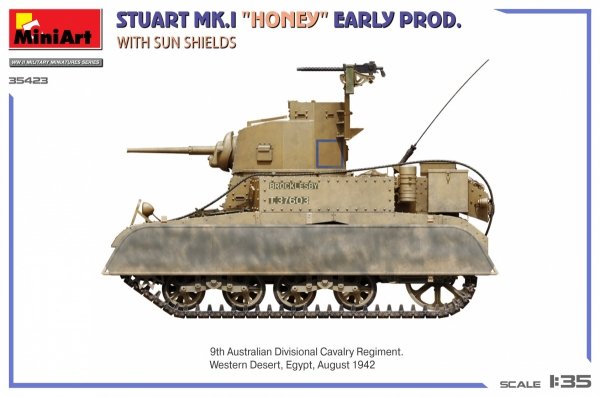 MiniArt 35423 Stuart Mk.I “Honey” Early Prod. w/Sun Shields 1/35