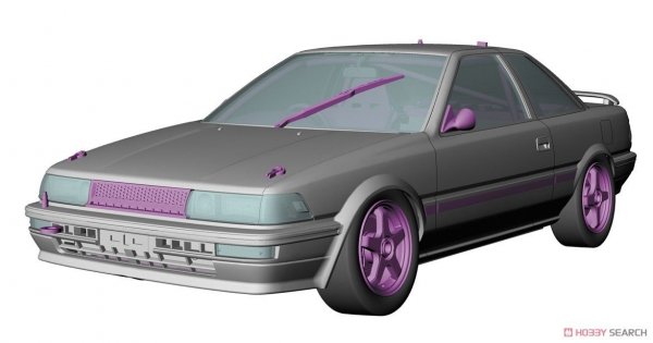 Hasegawa HC37 ADVAN Corolla Levin AE92 1989 Inter TEC 1/24