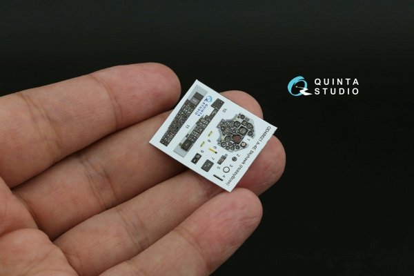 Quinta Studio QD48621 A-4E Skyhawk 3D-Printed &amp; coloured Interior on decal paper ( Hobby Boss ) 1/48